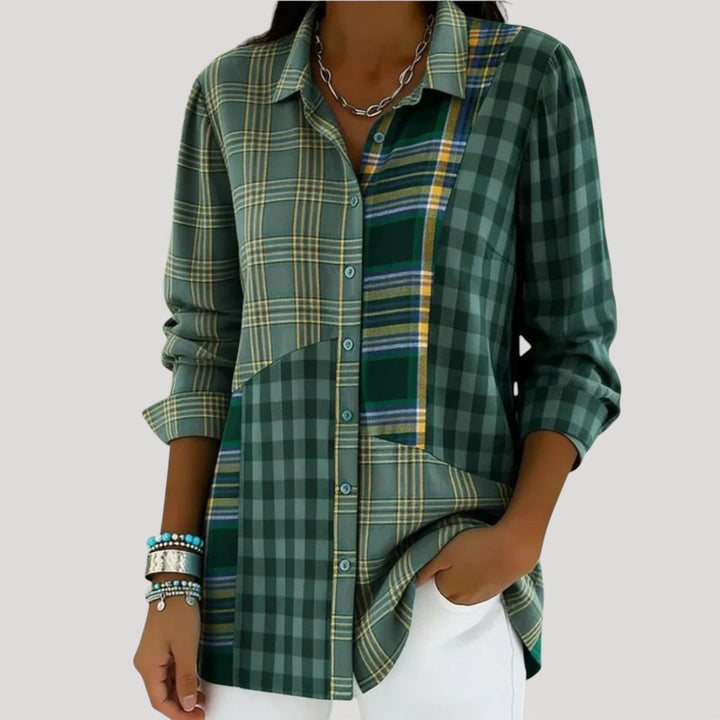 GLYDEL – CAMISA PATCHWORK