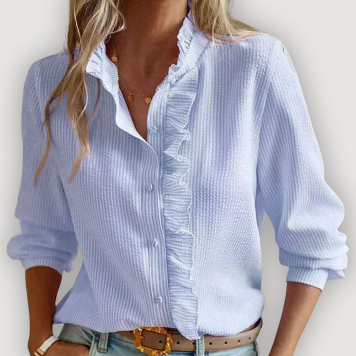 CLARA – BLUSA CON VOLANTES