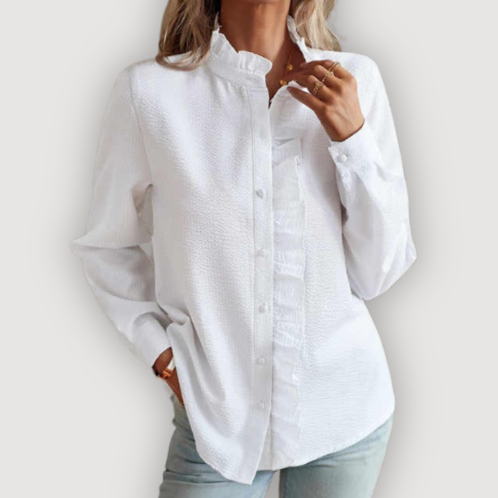 CLARA – BLUSA CON VOLANTES