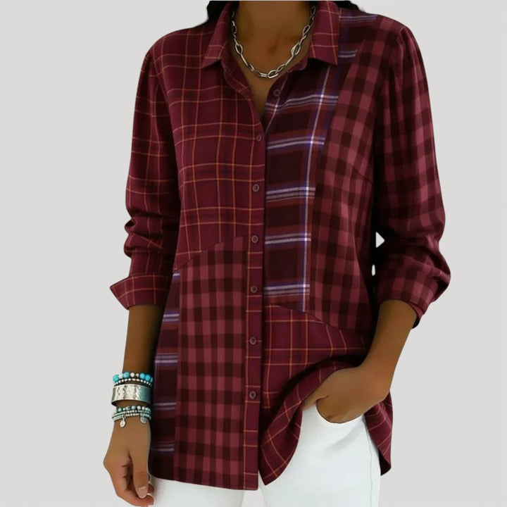 GLYDEL – CAMISA PATCHWORK