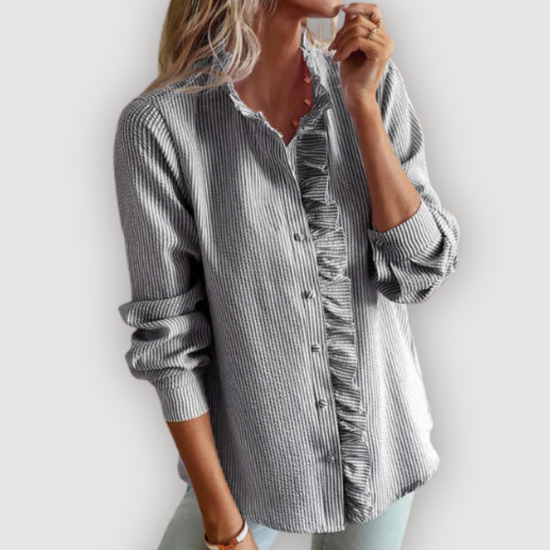 CLARA – BLUSA CON VOLANTES