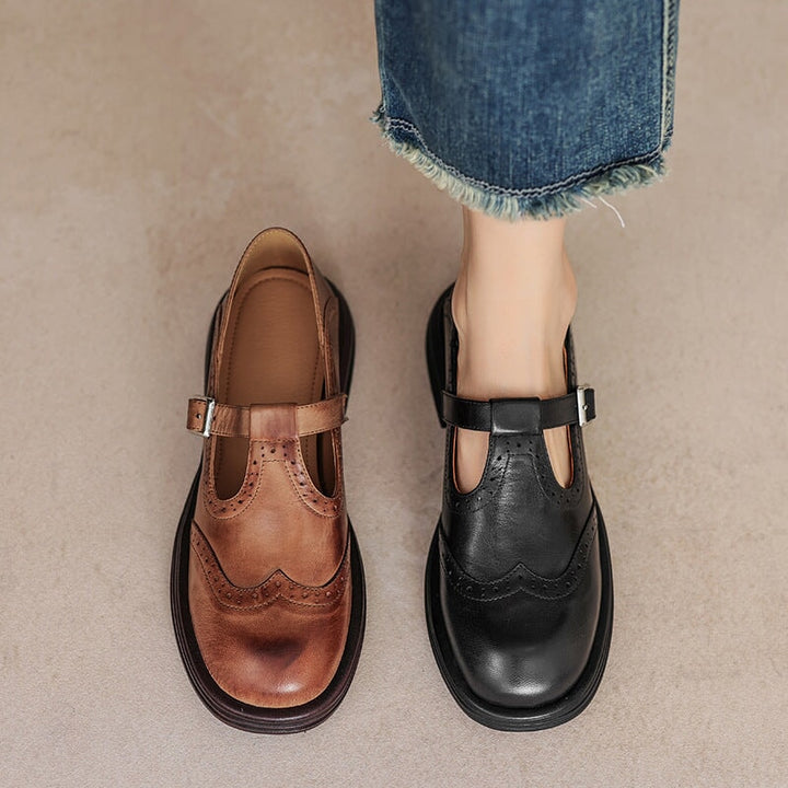Mia - Zapato de cuero elegante y refinado